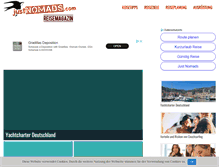 Tablet Screenshot of justnomads.com